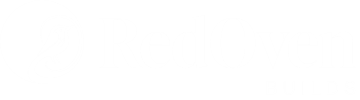 RedOven Builds Logo in White